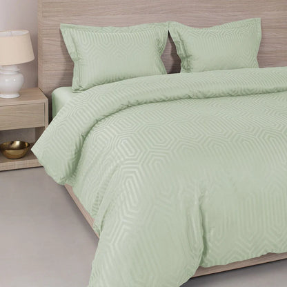 550 TC Italian Jacquard 100% Cotton Green