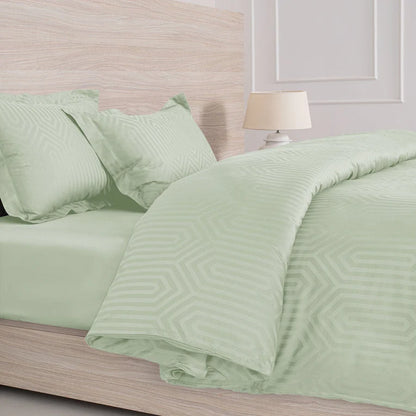 550 TC Italian Jacquard 100% Cotton Green