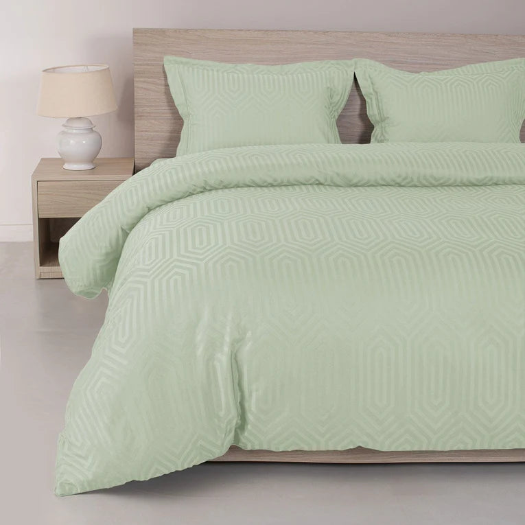 550 TC Italian Jacquard 100% Cotton Green