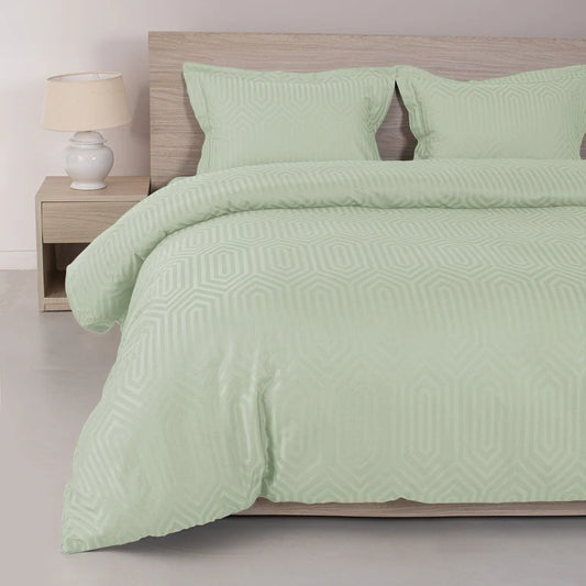550 TC Italian Jacquard 100% Cotton Green
