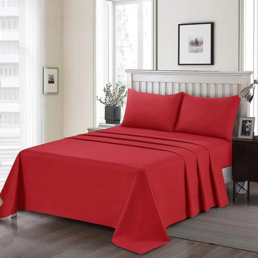 Dyed Red Bedsheet