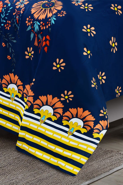 Flourish Digital Printed Bedsheet