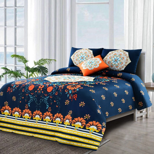 Flourish Digital Printed Bedsheet