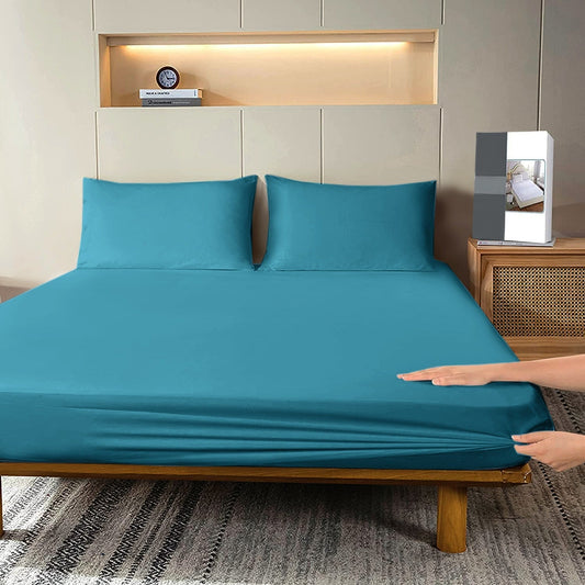 Dyed Turquoise Bedsheet