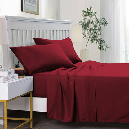 Dyed Red Bedsheet